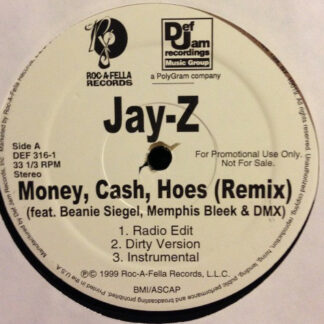 Jay-Z - Money, Cash, Hoes (Remix) / Jigga What? (12", Promo)