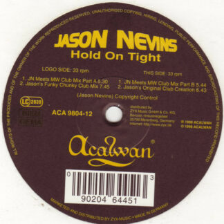 Jason Nevins - Hold On Tight (12")