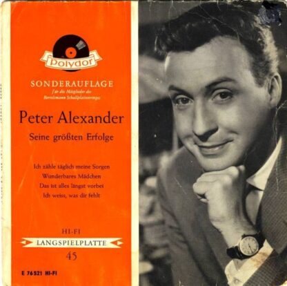 Peter Alexander - Seine Größten Erfolge (7", EP, Mono)