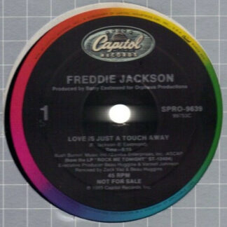 Freddie Jackson - Love Is Just A Touch Away (12", Promo)