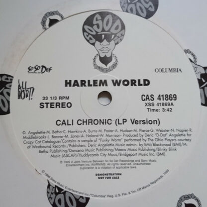 Harlem World - Cali Chronic / Crew Of The Year (12", Promo)
