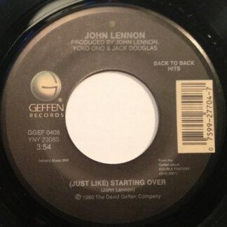 John Lennon - (Just Like) Starting Over / Woman (7", Single, RE)