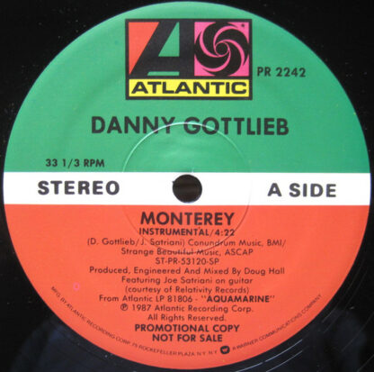 Danny Gottlieb - Monterey (12", Promo)