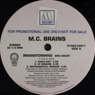 M.C. Brains* - Brainstorming (12", Promo)