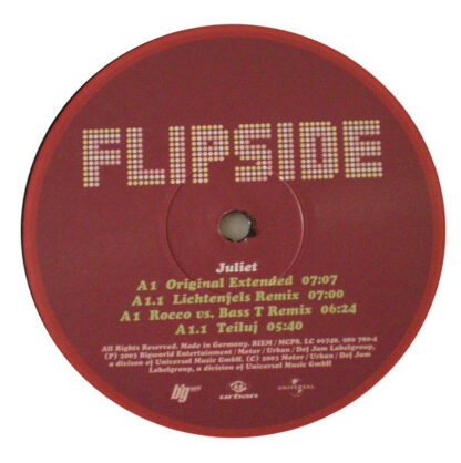 Flipside (7) - Juliet (12")