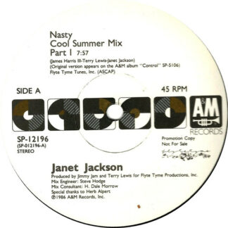 Janet Jackson - Nasty (12", Promo)