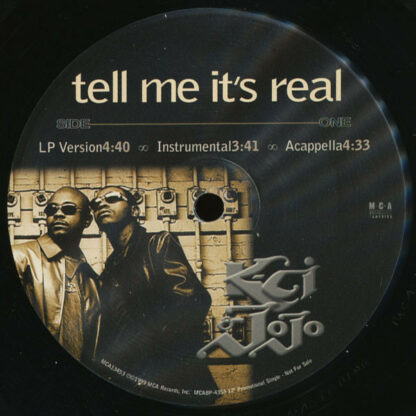 K-Ci & JoJo - Tell Me It's Real (12", Promo)