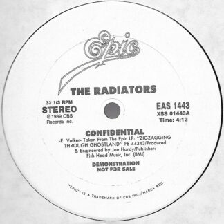 The Radiators - Confidential (12", Single, Promo)