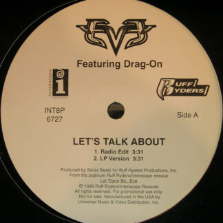 Eve (2) Featuring Drag-On - Let's Talk About (12", Promo)
