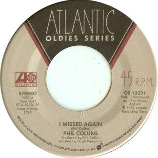 Phil Collins - I Missed Again / In The Air Tonight (7", RE)