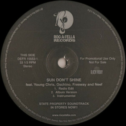 Various - Sun Don't Shine / Do You Want Me (12", Promo)