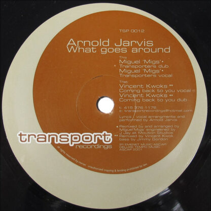 Arnold Jarvis - What Goes Around (12")