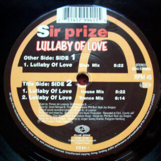 Sir Prize - Lullaby Of Love (12")