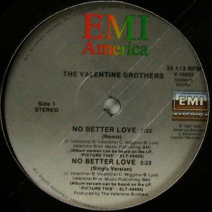 The Valentine Brothers - No Better Love (12")