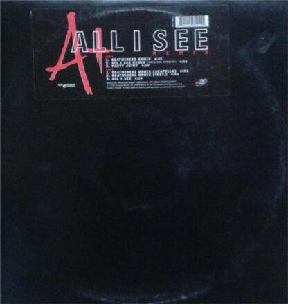 A+ - All I See (Remix) (12")