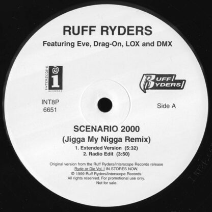 Ruff Ryders - Scenario 2000 (Jigga My Nigga Remix) (12", Promo)