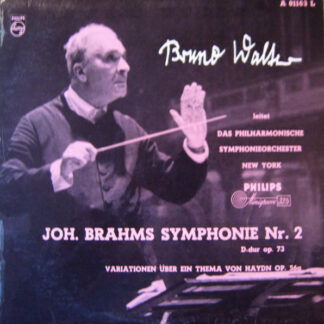 Joh. Brahms* - Das Philharmonische Symphonieorchester New York*, Bruno Walter - Symphonie Nr. 2 D-Dur Op. 73 / Haydn-Variationen (LP)