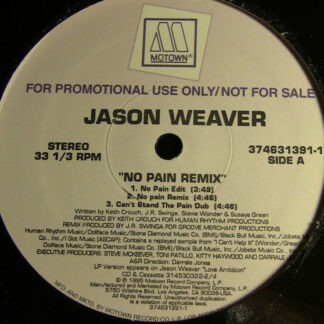 Jason Weaver - No Pain Remix (12", Single, Promo)
