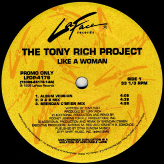 The Tony Rich Project - Like A Woman (12", Promo)