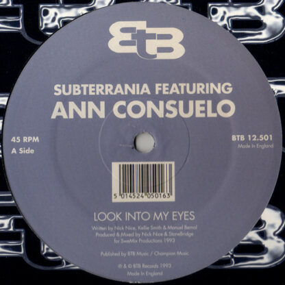 Subterrania Featuring Ann Consuelo - Look Into My Eyes (12")