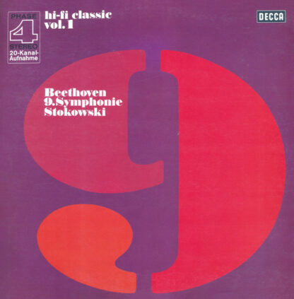 Beethoven* — Stokowski* - 9.Symphonie (Hi-fi Classic Vol.1) (LP, Album)