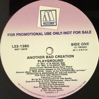 Another Bad Creation - Playground (12", Promo)