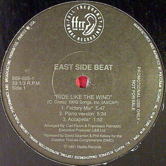 East Side Beat - Ride Like The Wind (12", Promo)