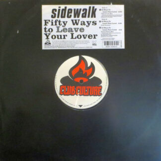 Sidewalk (2) - Fifty Ways To Leave Your Lover (12")