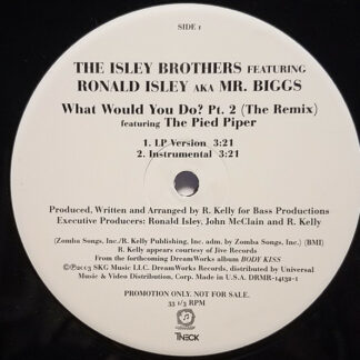 The Isley Brothers Featuring Ronald Isley AKA Mr. Biggs (6) - What Would You Do? Pt. 2 (The Remix) (12", Promo)