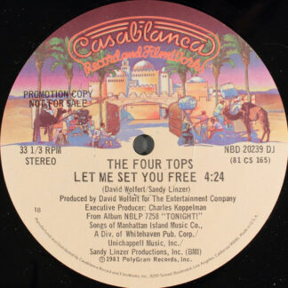 Four Tops - Let Me Set You Free (12", Promo)