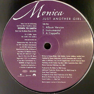 Monica - Just Another Girl (12", Promo)