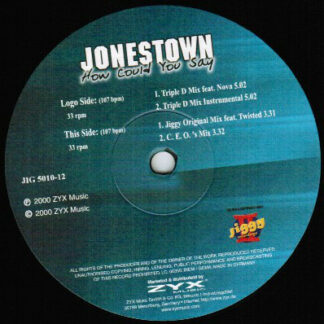 Jonestown - How Could You Say (12")