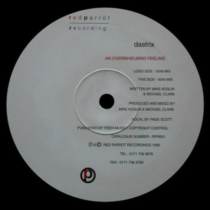 Dastrix - An Overwhelming Feeling (12")