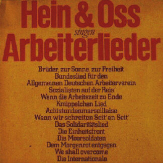 Hein & Oss* - Singen Arbeiterlieder (LP, Album, Gat)