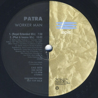 Patra - Worker Man (The Remixes) (12", Promo)