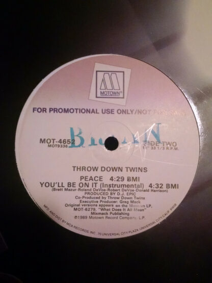 Throw Down Twins - You'll Be On It (12", Promo)