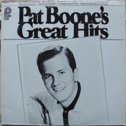 Pat Boone - Pat's Great Hits (LP, Comp, RE, Abr)