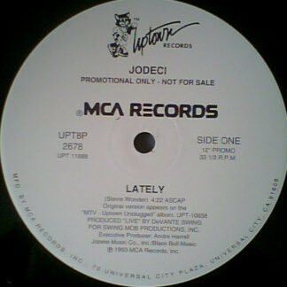 Jodeci - Lately (12", Single, Promo)