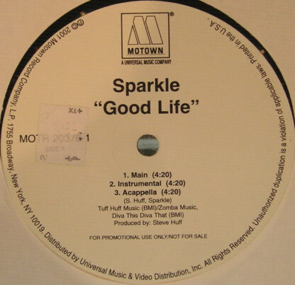 Sparkle (2) - Good Life (12", Promo)