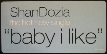 ShanDozia - Baby I Like (12", Promo)