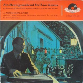Various - Ein Heurigenabend Bei Toni Karas (10", Mono)