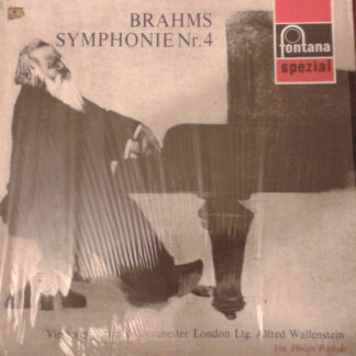Brahms*, Virtuoses Symphonieorchester London* Ltg. Alfred Wallenstein - Symphonie Nr. 4 (LP, Mono)