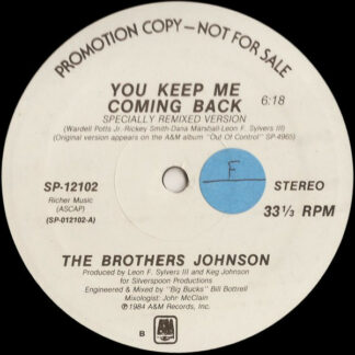 The Brothers Johnson* - You Keep Me Coming Back (12", Promo)