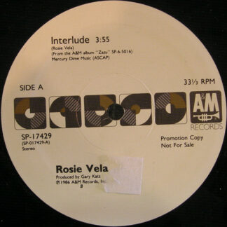 Rosie Vela - Interlude (12", Promo)