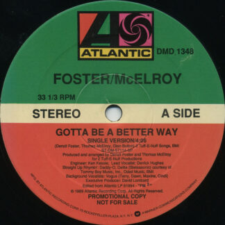 Foster McElroy* - Gotta Be A Better Way (12", Promo)