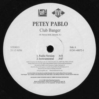 Petey Pablo - Club Banger (12", Promo)