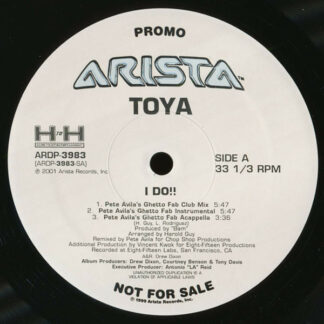 Toya (2) - I Do!! (12", Promo)