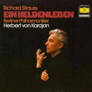 Richard Strauss - Berliner Philharmoniker, Herbert von Karajan - Ein Heldenleben (LP, RE)