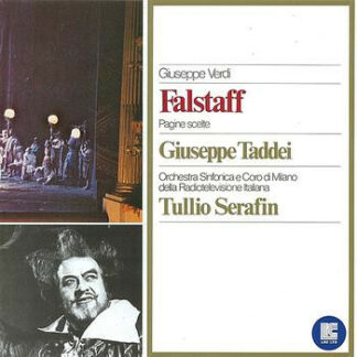 Giuseppe Verdi - Giuseppe Taddei, Orchestra Sinfonica* e Coro Di Milano Della Radiotelevisione Italiana*, Tullio Serafin - Falstaff (Pagine Scelte) (LP, Album)