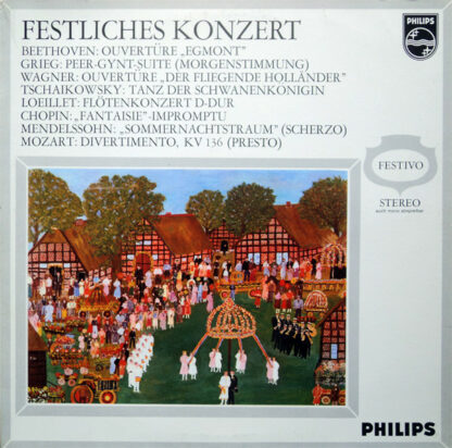 Beethoven*, Grieg*, Wagner*, Tschaikowsky*, Loeillet*, Chopin*, Mendelssohn*, Mozart* - Festliches Konzert (LP, Comp)
